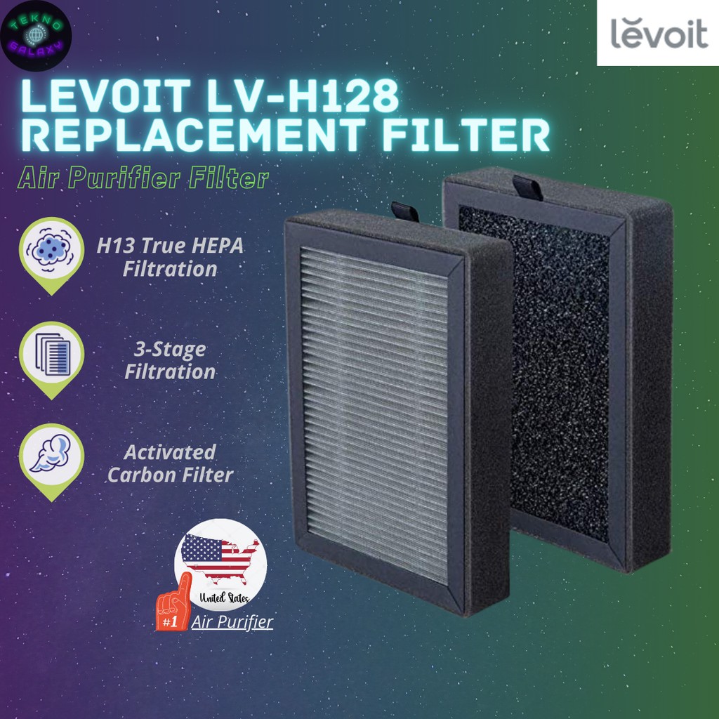 Jual LEVOIT LVH128 True HEPA Desktop Air Purifier Replacement Filter