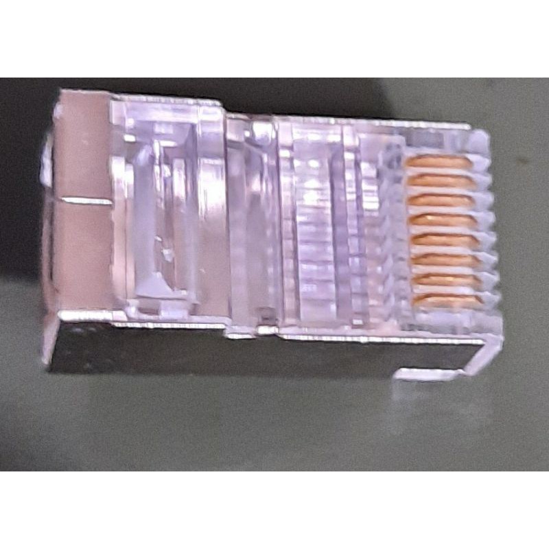 Jual Kepala LAN RJ45 CAT6 Besi RJ45 CAT5 Metal Barel LAN / RJ45 Port ...