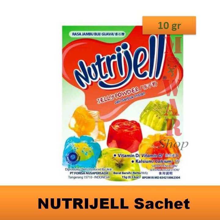 Jual Nutrijell Agar Agar Jelly Rasa Jambu Biji Guava Nutrijell Aneka Rasa Buah Gr Kemasan