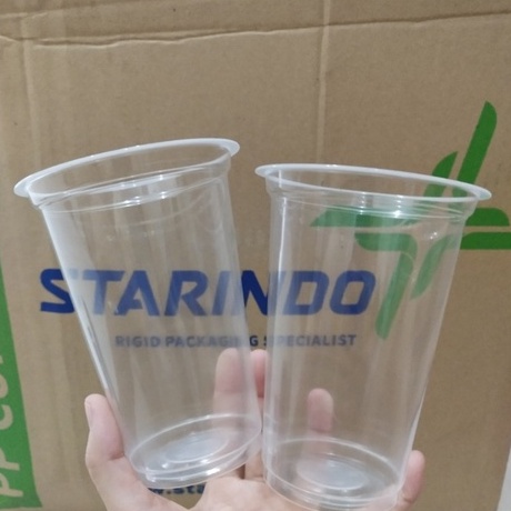 Jual Gelas Cup Plastik Datar Oz Starindo Tebal Gram Datar Oz Gr Shopee Indonesia