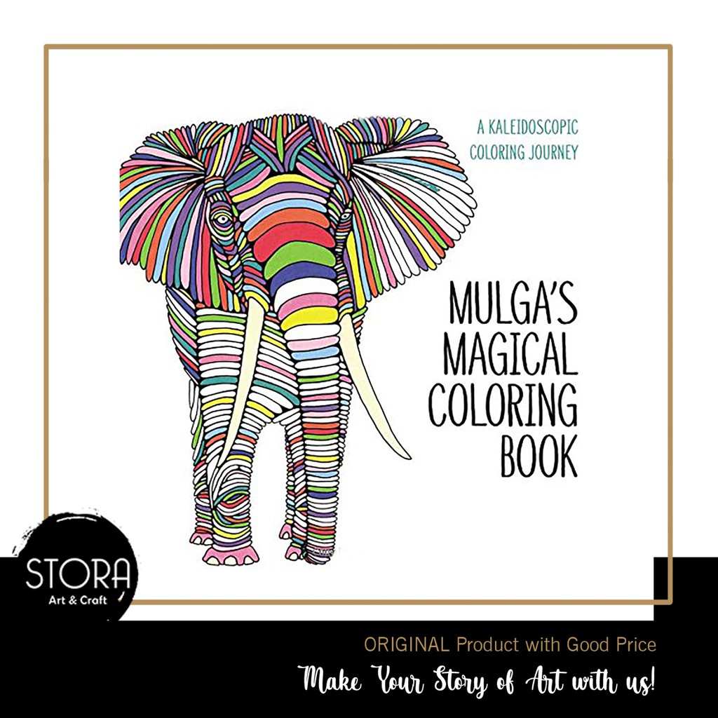 Jual Buku Mewarnai Import Mulga's Magical Coloring Book A