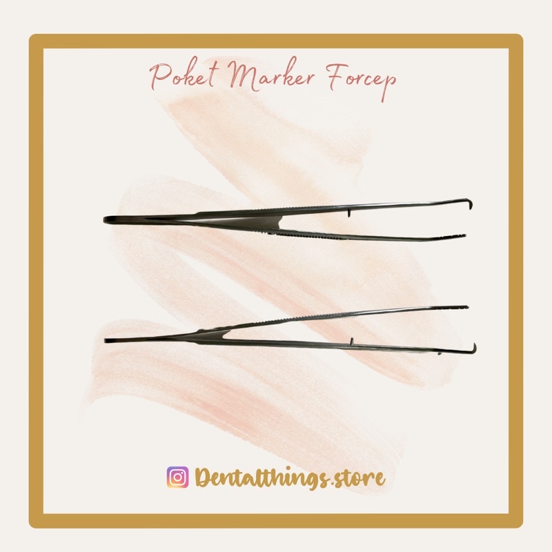 Jual Dentall perfect DENTAL PINSET POCKET POKET SET MARKER TWEEZER
