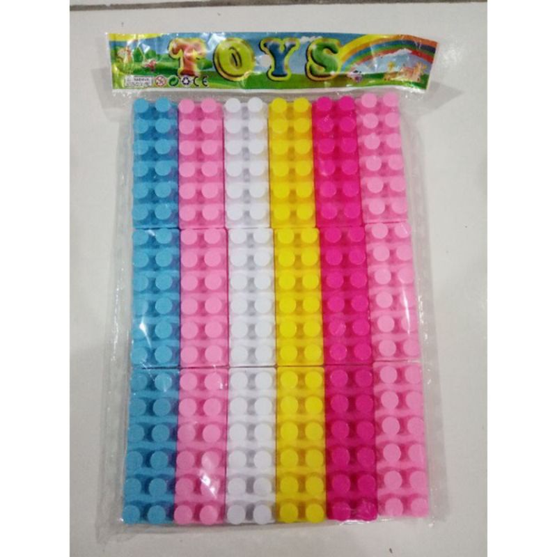Jual Balok Susun block panjang 18 pcs | Shopee Indonesia