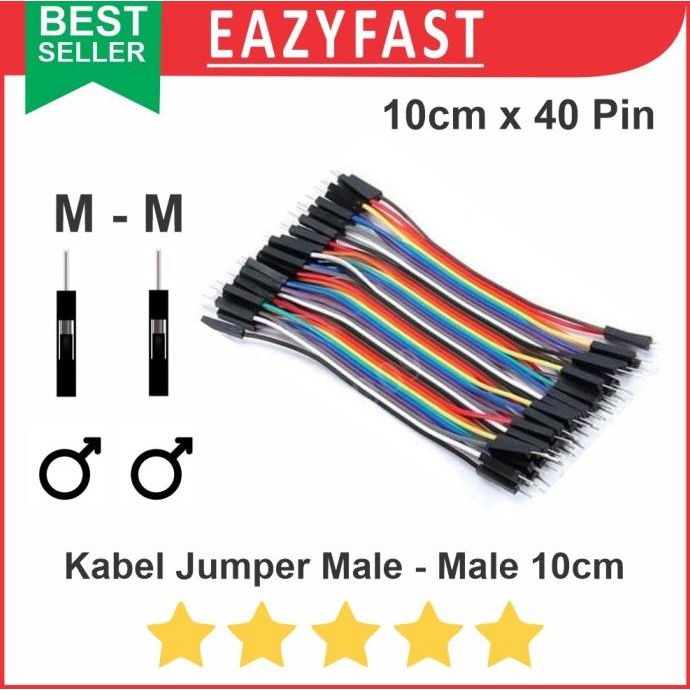 Jual Kabel Jumper Male To Male Cm Cm P Pin Pcs Arduino Dupont Efst Shopee Indonesia