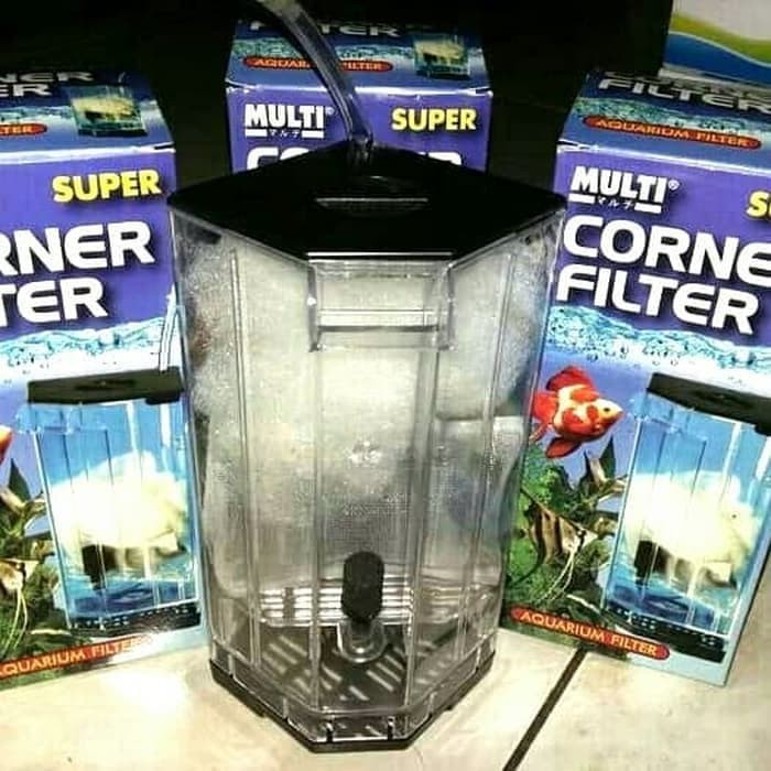 Jual MULTI CORNER FILTER SUDUT SUPER (GEDE) AQUARIUM | Shopee Indonesia