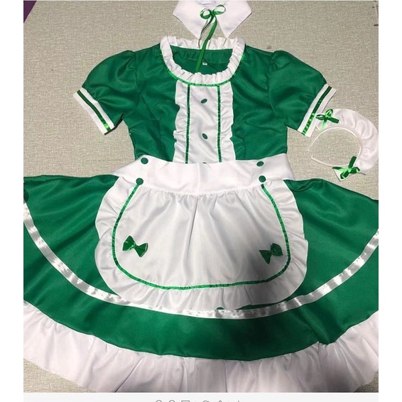 Jual New Sexy Sweet Gothic Lolita Dress French Maid Costume Anime ...