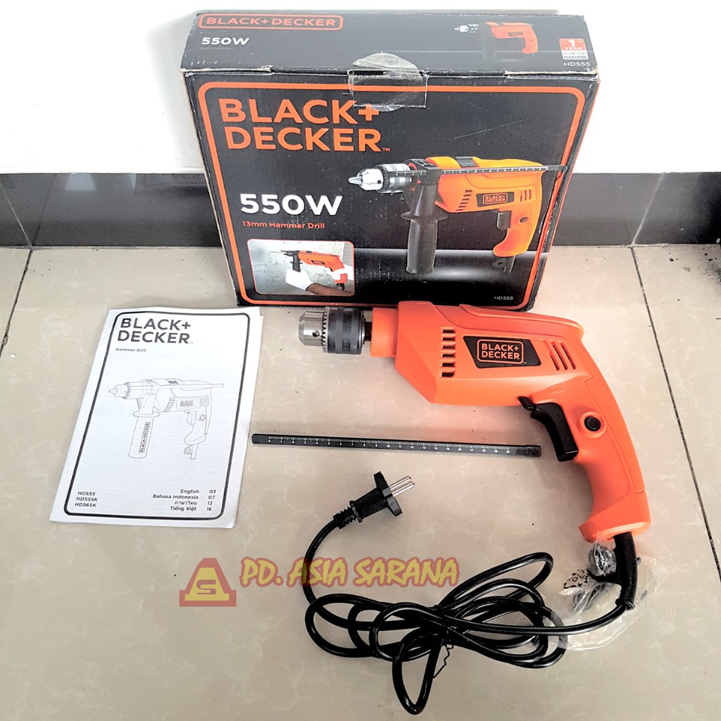 Jual Mesin Bor Beton Amplas Jigsaw Senter Black + Decker Cordless Set 5in1  - tanpa Batere - Jakarta Utara - Sukses Tools