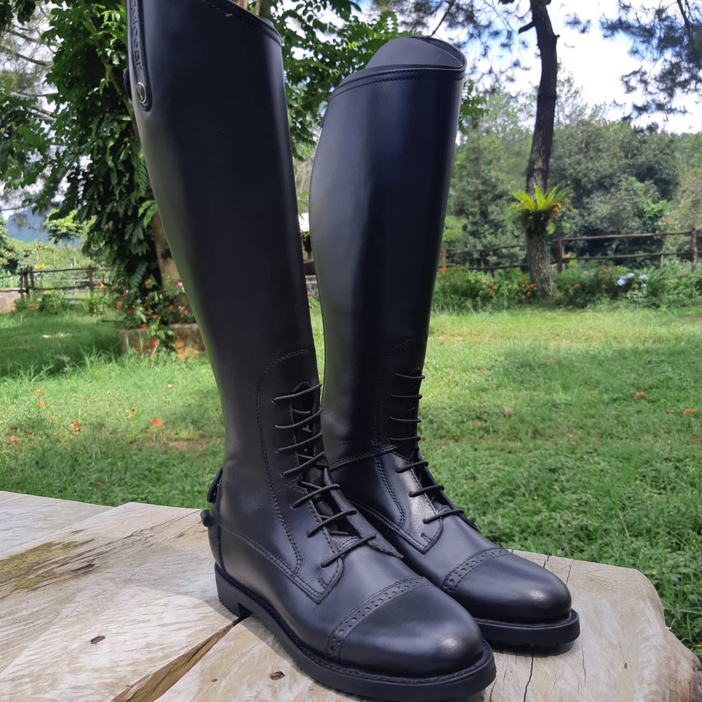 Jual Equigear Children Classic Equestrian Leather Horse Riding Boots ...