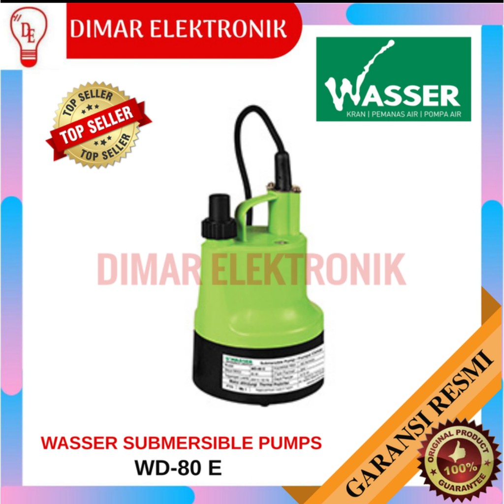 Jual Pompa Celup Wasser Wd 80 Submersible Pumps Pompa Celup Shopee