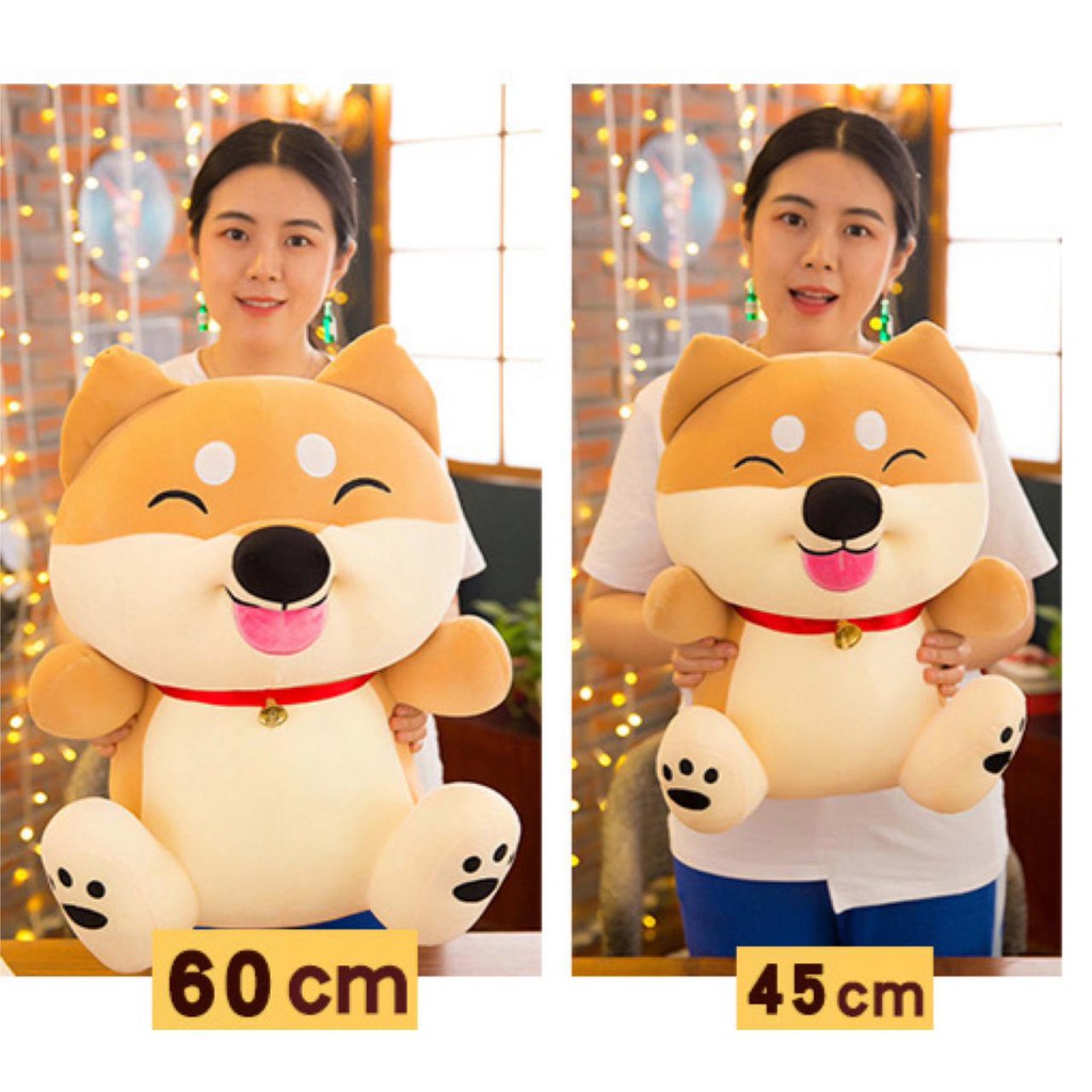 Jual Boneka Shiba Inu Stand 45cm Boneka Anjing Boneka Dog Doll New ...