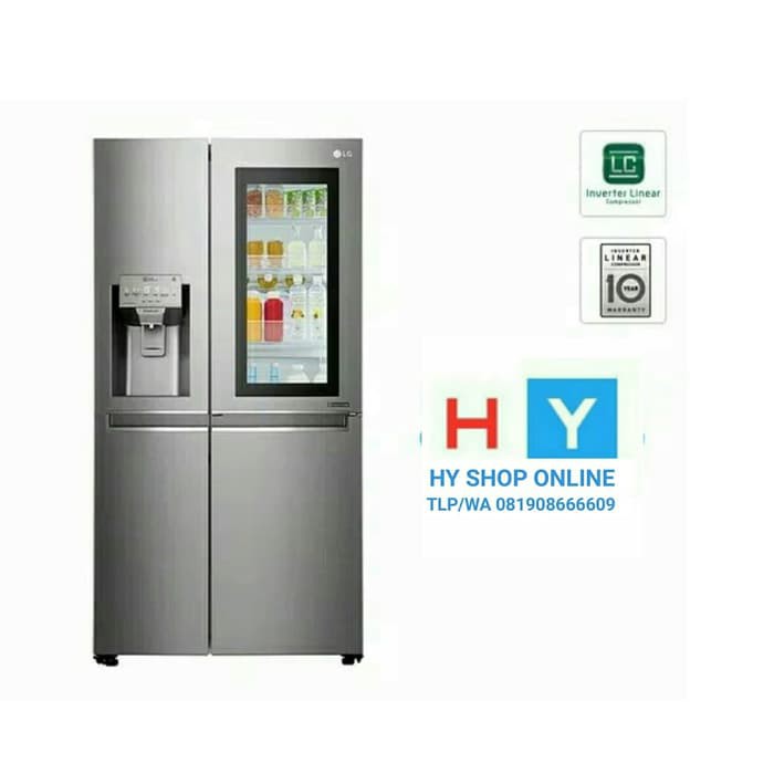Jual KULKAS LG GCX247CKAV DOOR IN DOOR INSTAVIEW 668 LITER Shopee