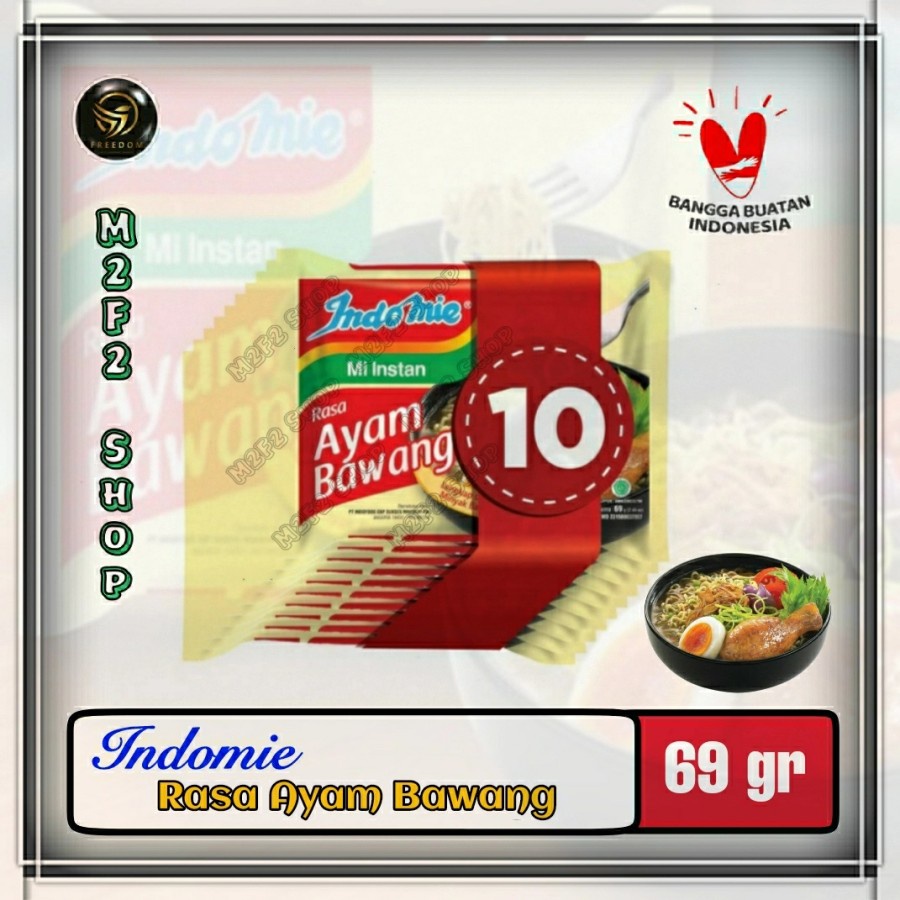 Jual Indomie Mie Instant Kuah Rasa Ayam Bawang Gr Kemasan Pcs Shopee Indonesia