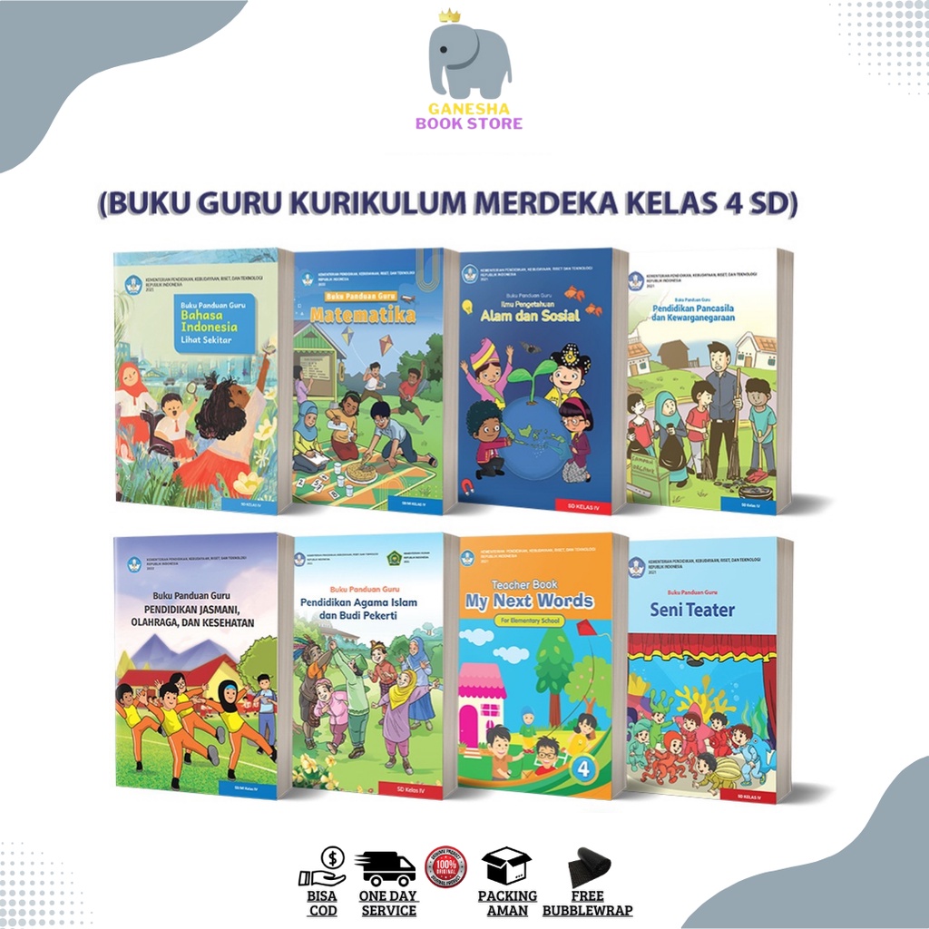 Jual Buku Panduan Guru SD Kelas 4 Kurikulum Merdeka | Shopee Indonesia