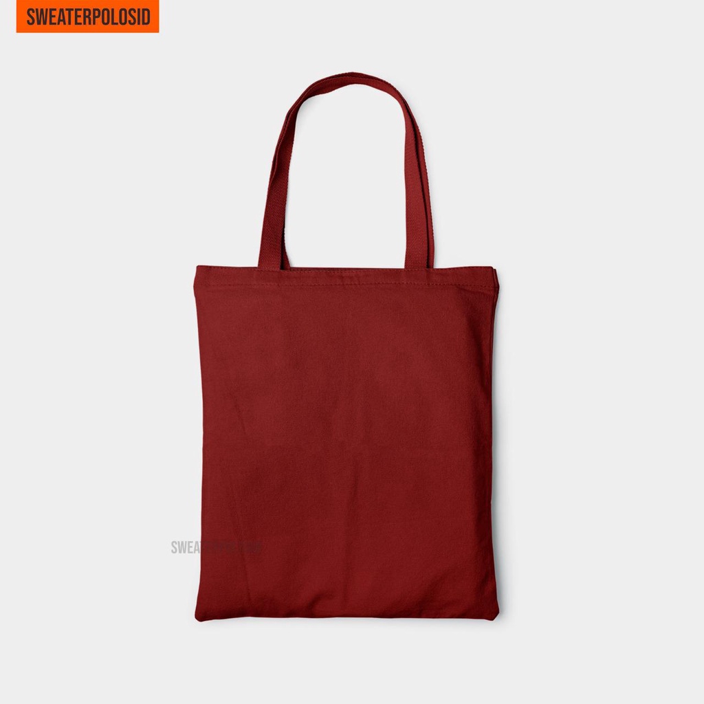 Jual SWEPO Tas Totebag Polos Wanita Pria Ada Seleting Shopee Indonesia