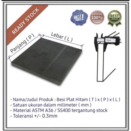 Jual Besi Plat 3mm x 200mm x 400mm | Shopee Indonesia