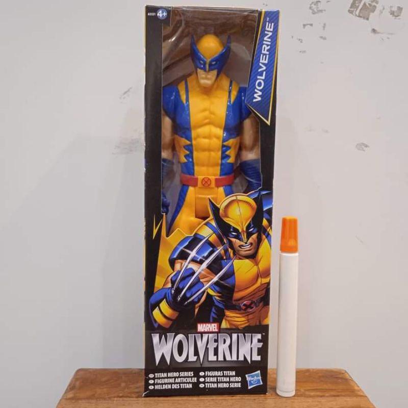 Hasbro Marvel Titan Hero Series Statua Di Wolverine 30 Cm – Action Figure X-Men E Avengers Per Bambini
