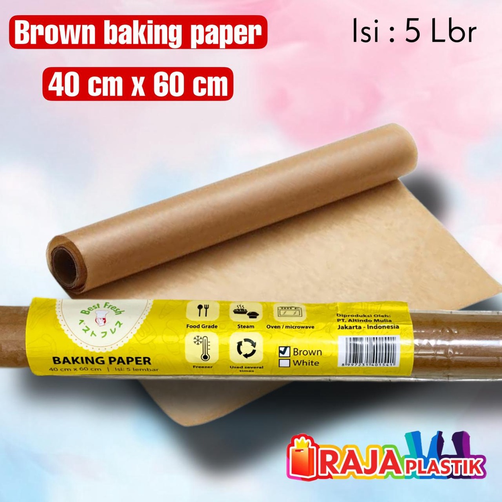Jual Paper Baking 40x60cm isi 5 lbr / Kertas Roti 40x60cm isi 5lbr ...