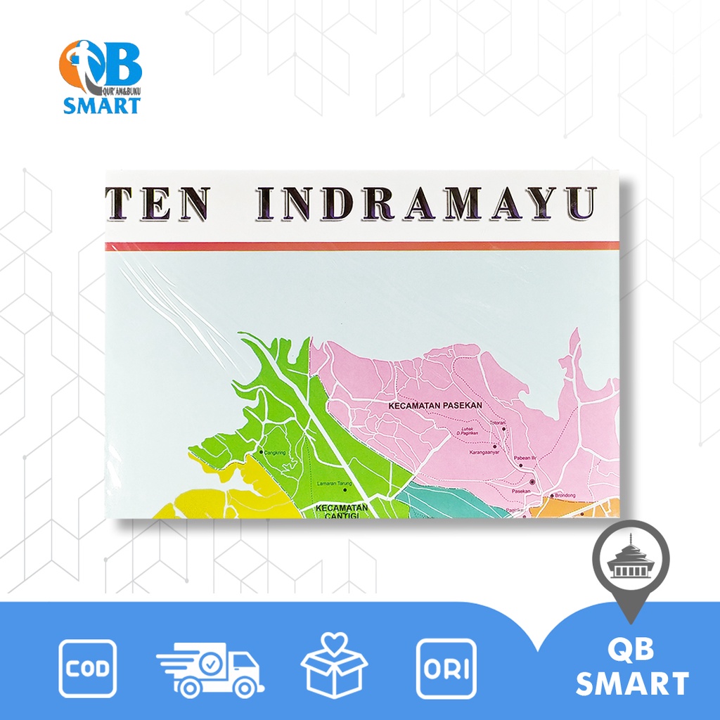 Jual Peta Kabupaten Indramayu Lipat | Shopee Indonesia