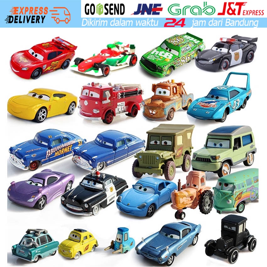 Jual Disney Pixar Cars Mainan Diecast Mini Cars Racers McQueen Mater ...