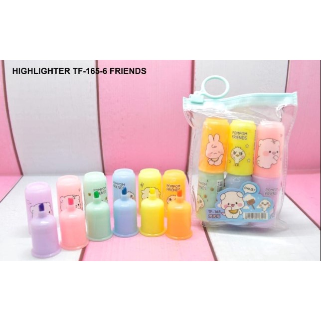 Jual STABILO MINI SET 6 IN 1 WARNA WARNI SERBAGUNA / STABILO SET POMPOM ...