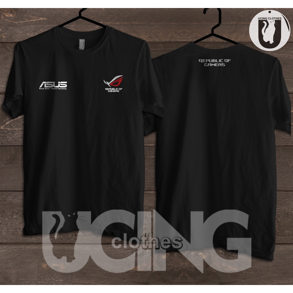 Jual Kaos Baju ASUS ROG Republic of Gamers Full Patch Kaos Game ...