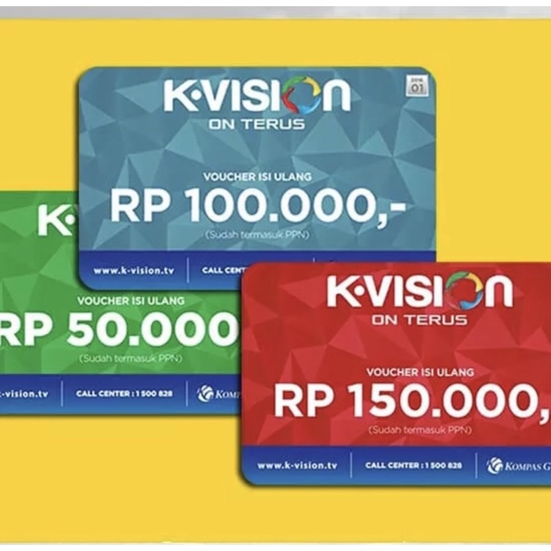 Jual TOP UP/ ISI SALDO K-VISION & RECEIVER GOL | Shopee Indonesia