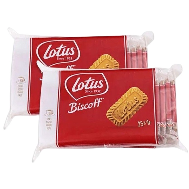 Jual Lotus Biscoff 156gr (isi 25pcs) Biskuit Karamel (Caramelised ...