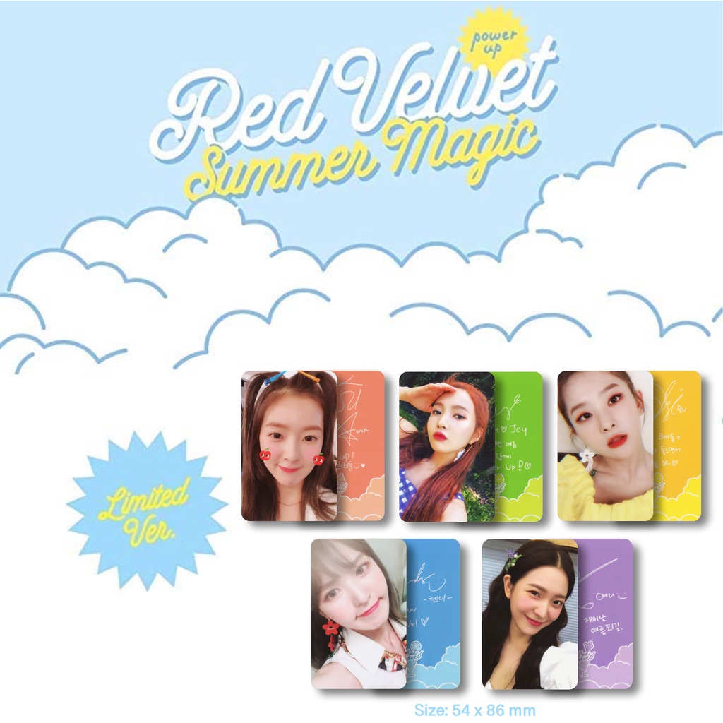 Jual [Photocard] Red Velvet Summer Magic Power Up Limited Ver. | Shopee ...