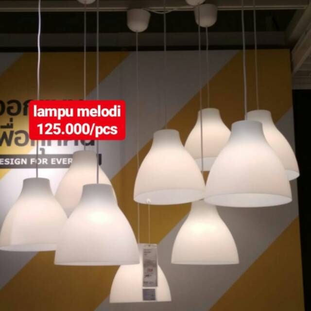 Jual Ik€a Melodi Lampu Gantung Putih Shopee Indonesia