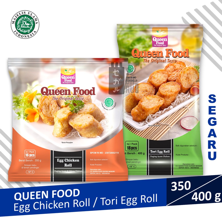 Jual Queen Food Egg Chicken Roll Bento Olahan Ayam Gulung Telur Jepang Shopee Indonesia