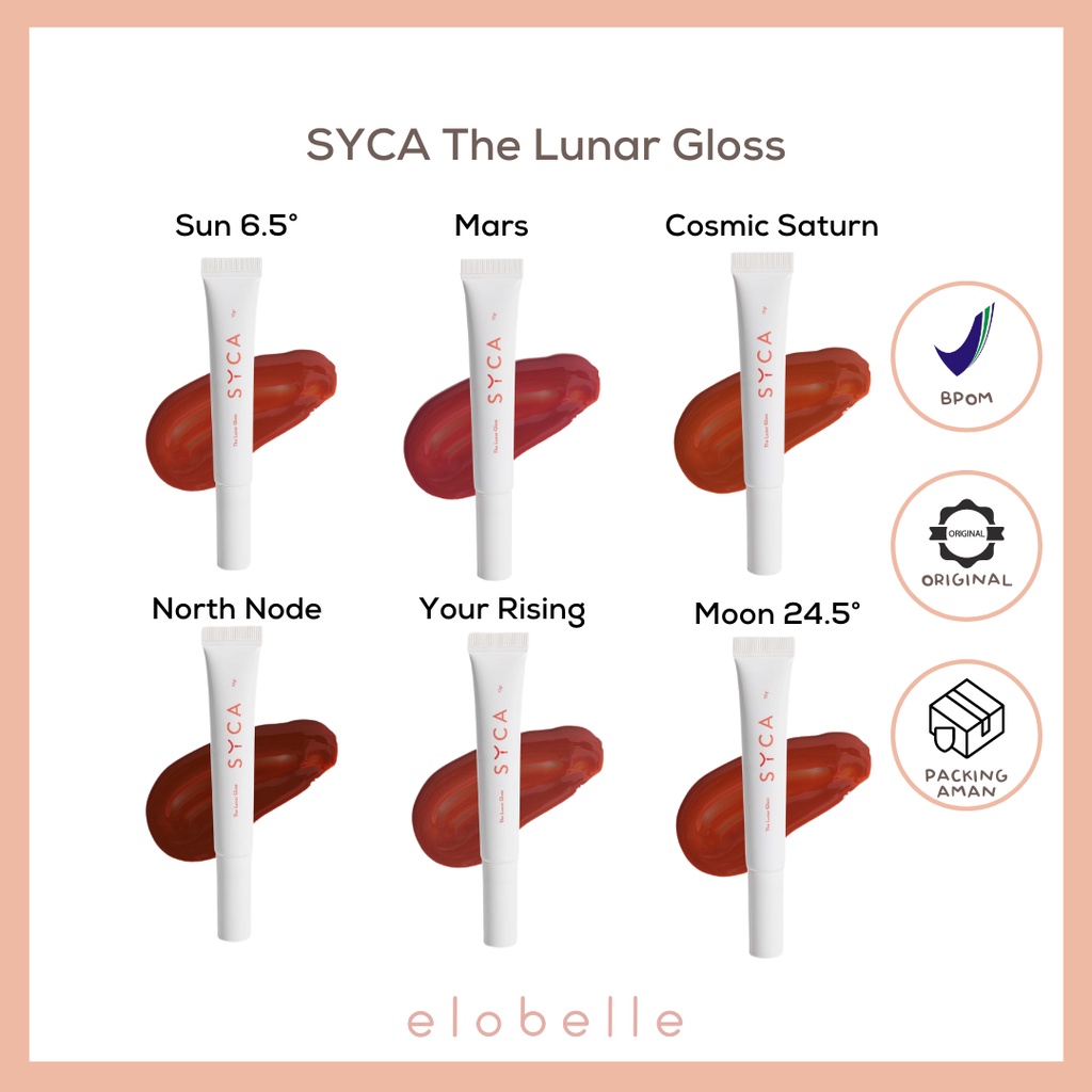 Jual SYCA The Lunar Gloss North Node/Your Rising/Moon 24.5°/Cosmic ...