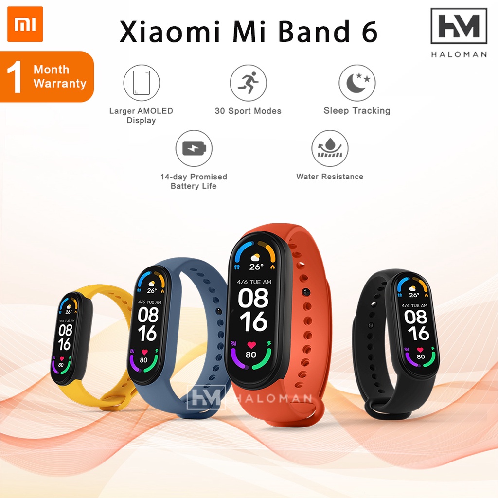 Jual Xiaomi Miband 6 Smart Band Mi Band 6 Amoled Original | Shopee ...