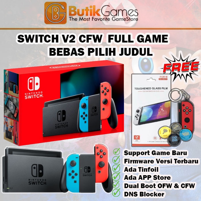 Nintendo switch hot sale v2 shopee