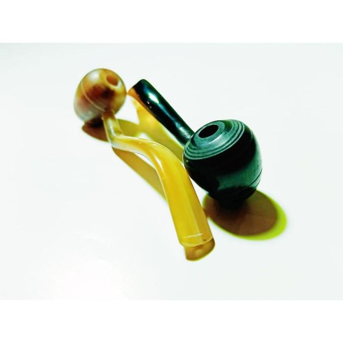 Jual Pipa Rokok Tanduk Kerbau Asli Vee Model Cangklong Pipih 020 ...