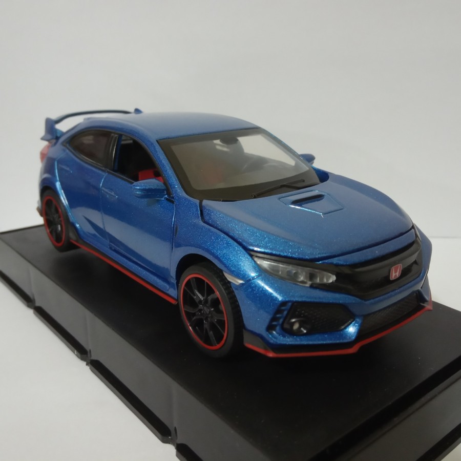 Jual Diecast mobil civic type R turbo blue mainan pajangan bahan besi ...