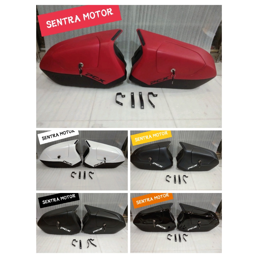 Jual Box Samping PCX New 160 Side Box PCX Terbaru Bahan Fiberglass ...
