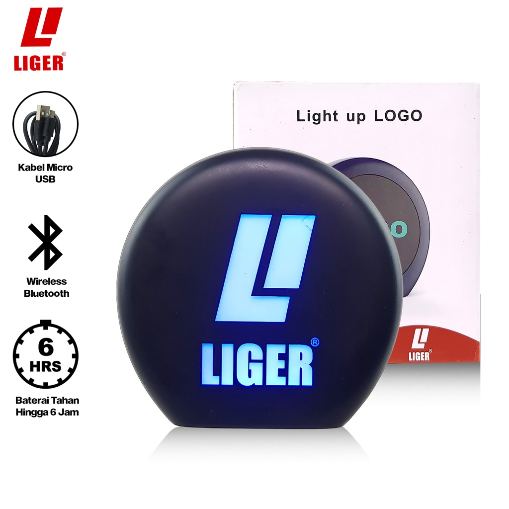 Jual LIGER Mini Wireless Bluetooth Speaker LED L-1001 True Wireless ...