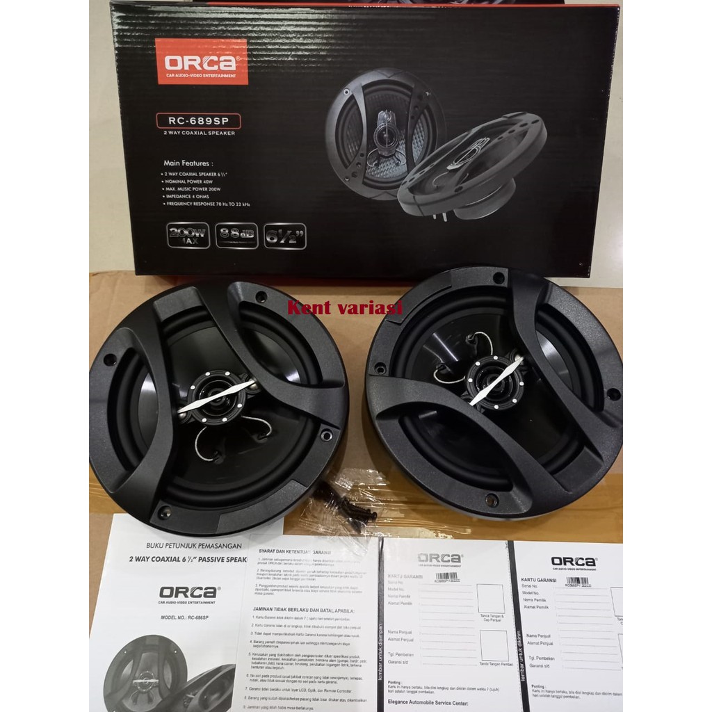 Jual Speaker Mobil Inch Orca Rc Sp Shopee Indonesia