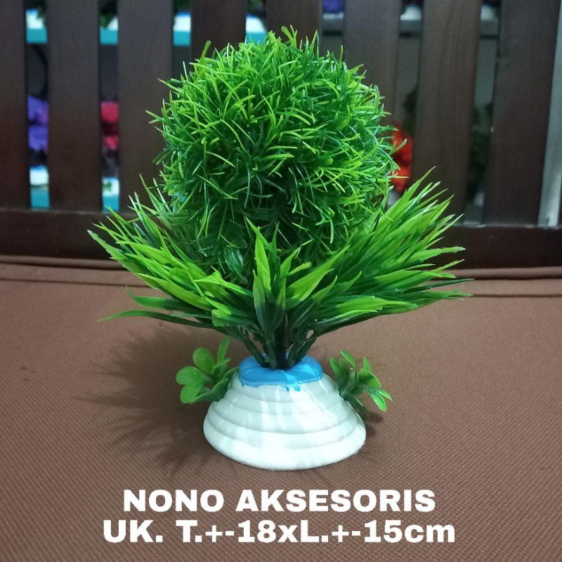 Jual Tanaman Plastik Hiasan Akuarium Aquarium Aquascape Rumput Bulat Shopee Indonesia