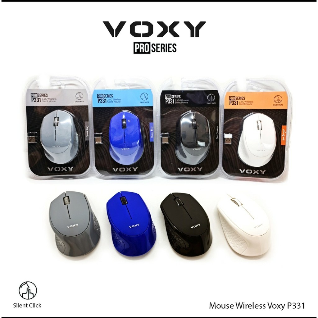 Jual P331 MOUSE WIRELESS VOXY PRO SERIES P 331 ( SILENT CLICK ) MODEL ...