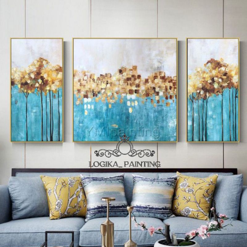 Pro-Art Glasbild ‚In The Summer‘ – 3-teiliges Wandbild, 90x80 Cm, Freischwebend, Made In Germany