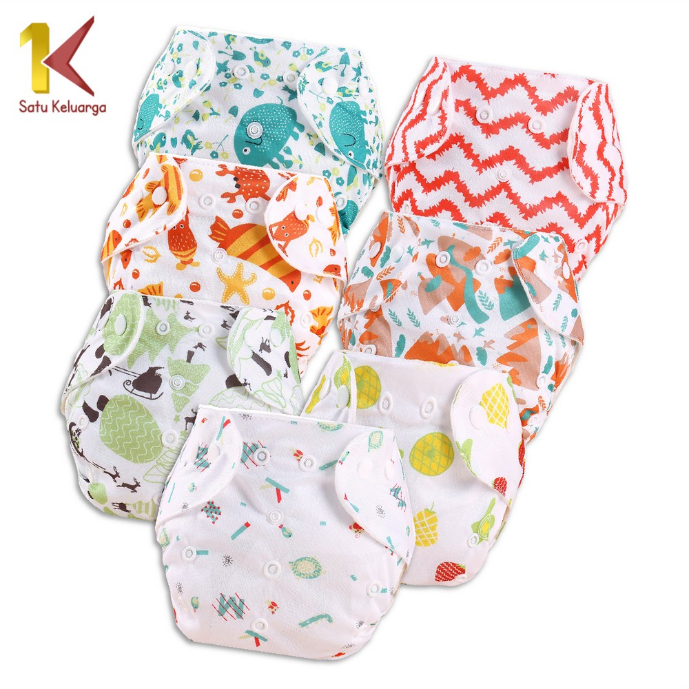 Jual Satu Keluarga POPOK Bayi P1 Kain Kancing Cloth Diaper Clodi Bayi