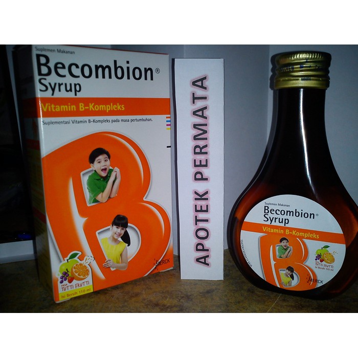 Jual BECOMBION SYRUP 110 ML ( Rasa Tutti Frutti ) | Shopee Indonesia