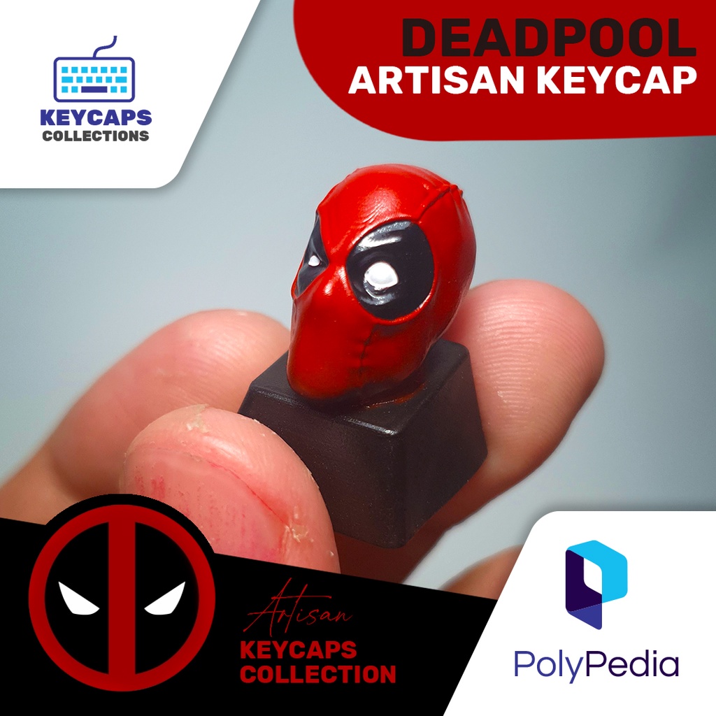 Jual Deadpool Artisan Keycaps Keyboard Mechanical | Shopee Indonesia