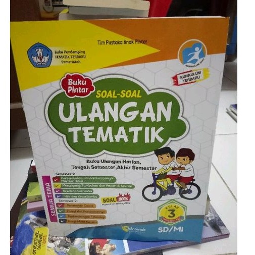 Jual BUKU PINTAR SOAL ULANGAN TEMATIK KELAS 3 SD | Shopee Indonesia