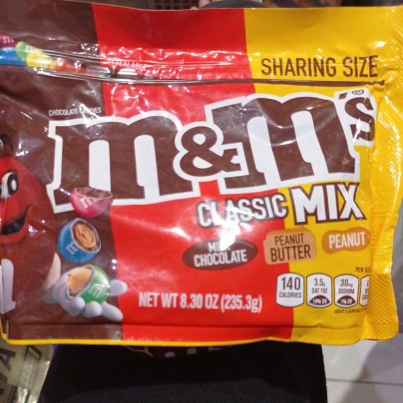Jual M&M Classic Mix Sharing Size Cokelat Impor