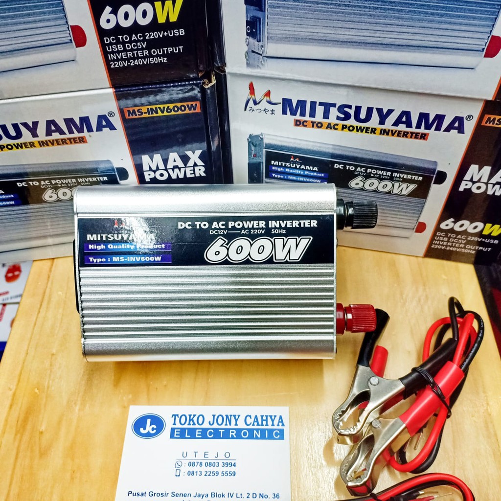 Jual Power Inverter 600W Mitsuyama Power Inverter DC To AC 600W Watt