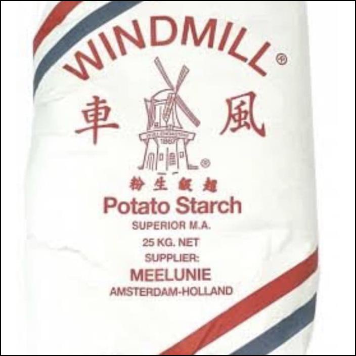Jual WINDMILL POTATO STARCH / SANG FEN 25KG GOSEND / GRAB ONLY | Shopee ...