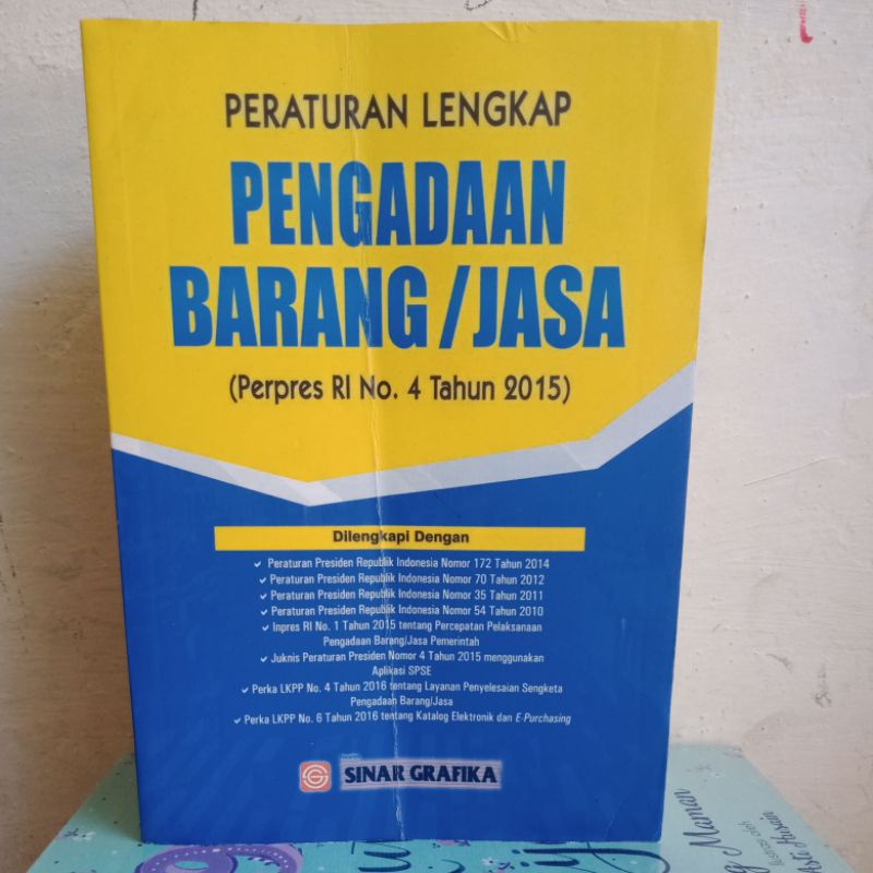 Jual PERATURAN LENGKAP PENGADAAN BARANG/JASA | Shopee Indonesia