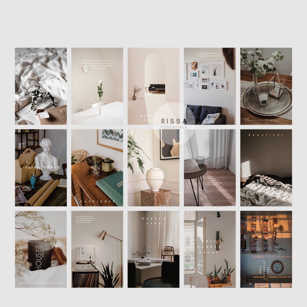 Jual [RISSA] Properti Foto Poster Mini Tumblr Wall (15 LEMBAR per set ...